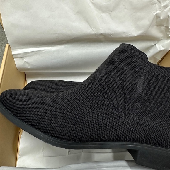 VIVAIA Ladies Slip-On Square-Toe Chelsea Ankle Boots - Picture 3 of 5